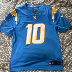 Men’s Nike Justin Herbert Powder Blue Los Angeles Chargers Vapor Limited Jersey